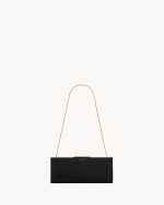 YSL Midnight Small Clutch In Smooth Leather - Image 2
